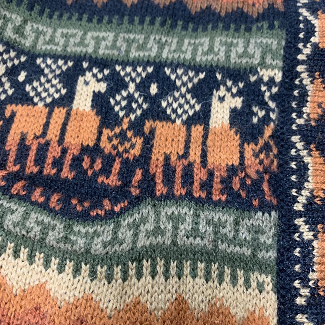 M권장)애니멀패턴 니트 베스트 상품이미지4