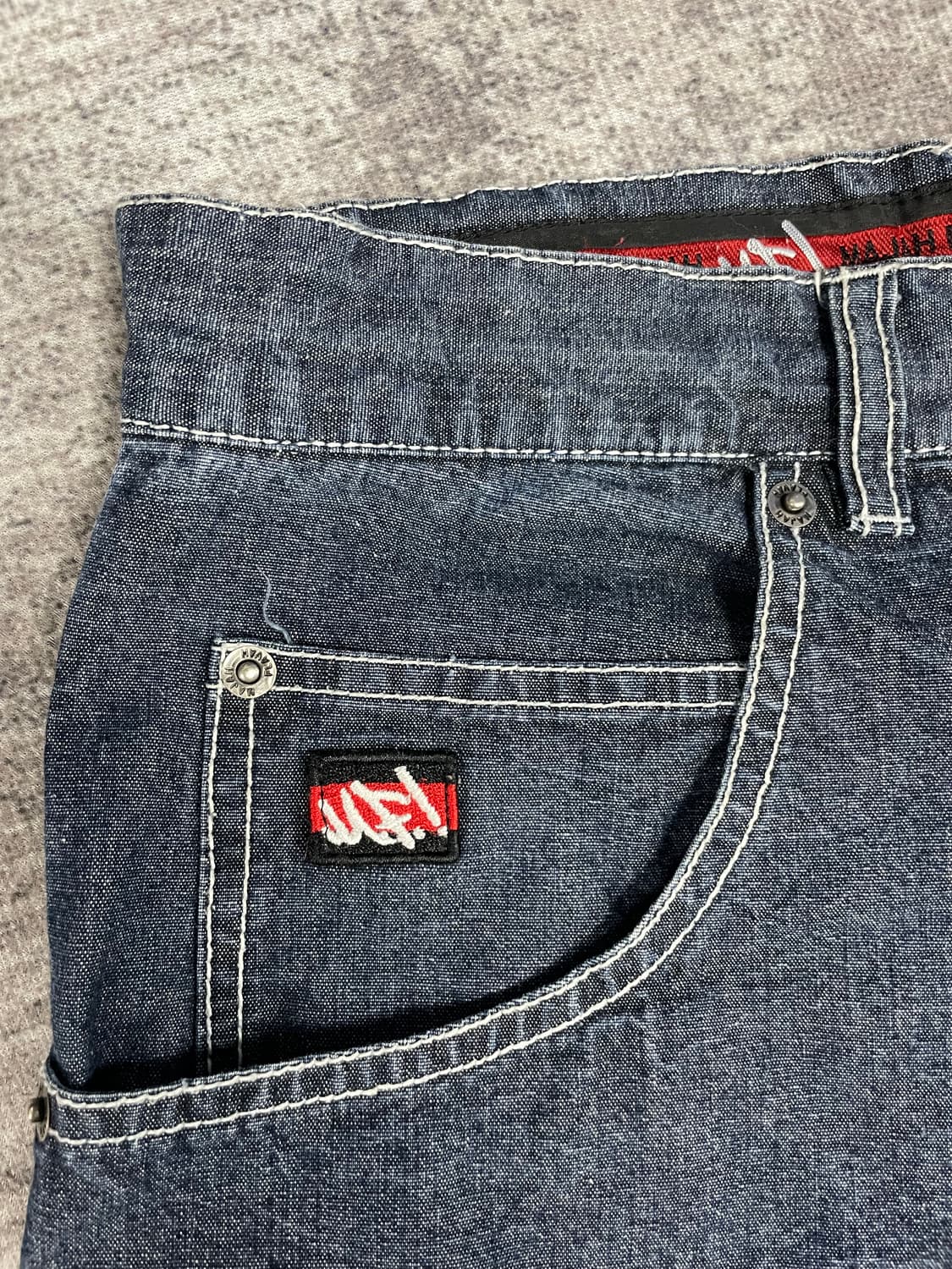 90s vtg MF 마자플라바 하프데님 상품이미지2
