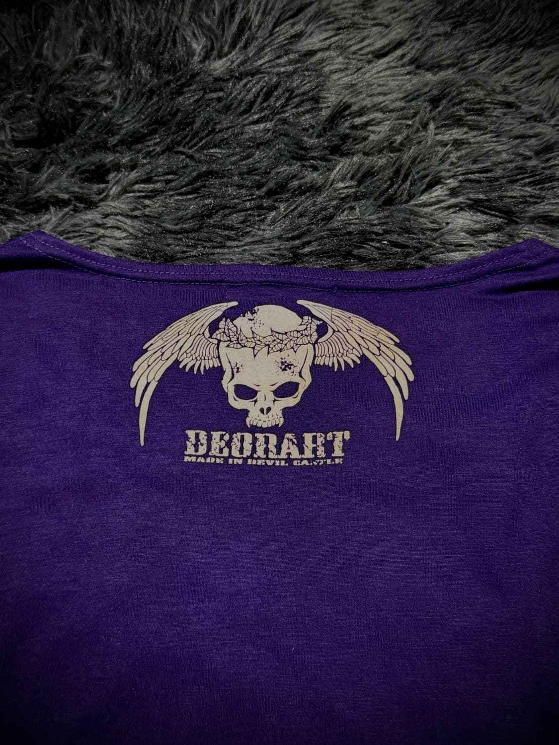 Deorart 스컬 크라운 프린팅 사이드 셔링 롱슬리브 상품이미지8