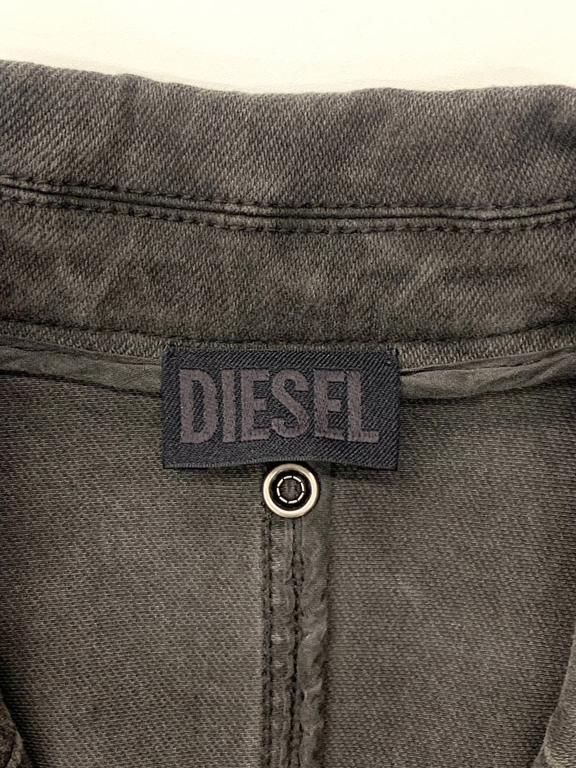 Diesel 디젤 챠콜 코튼 라이더 자켓  상품이미지9