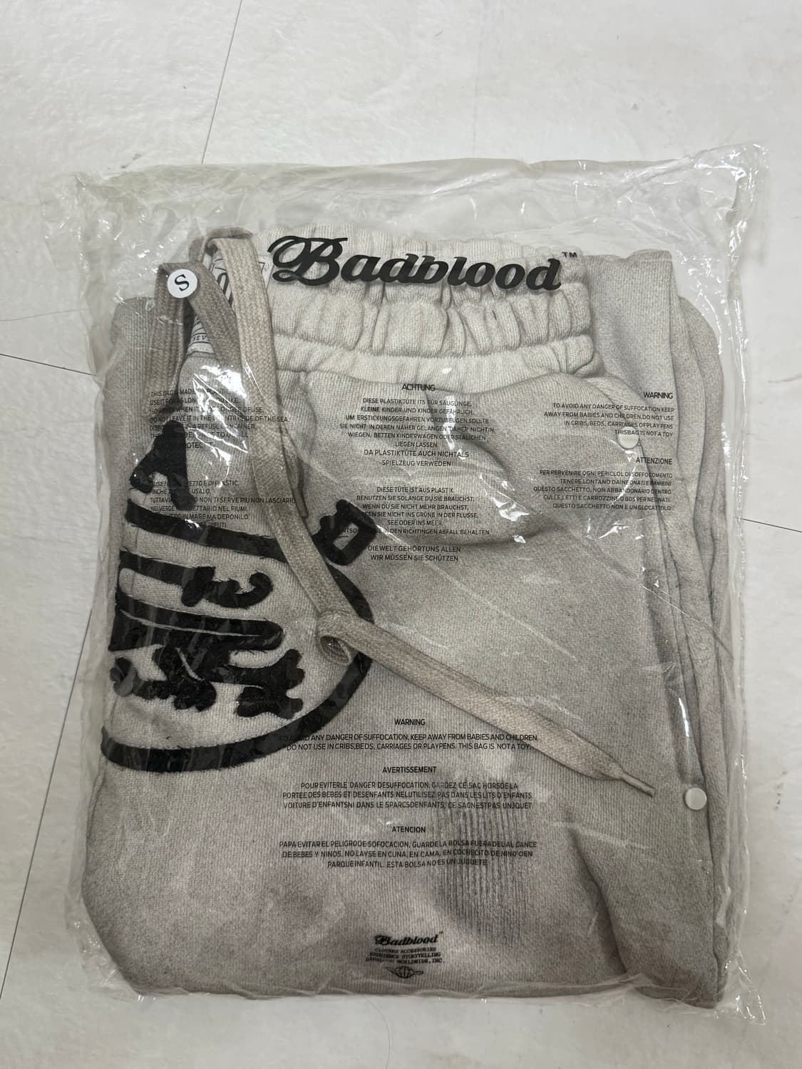 배드블러드 라이온 패치 조거팬츠 S 새상품 상품이미지2