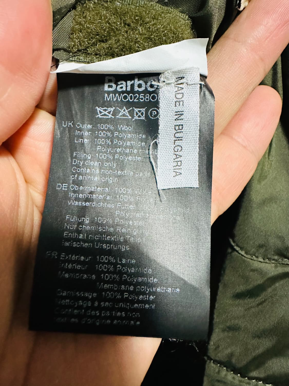 바버 울싱톤 자켓 판매 상품이미지3