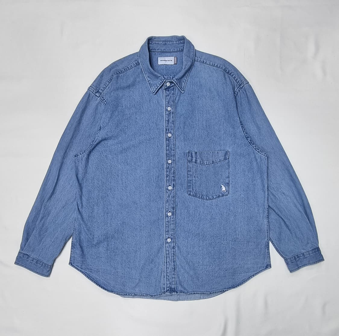 에스피오나지 인디고 워시드 워버핏 셔츠 XL _ 남성 상품이미지2