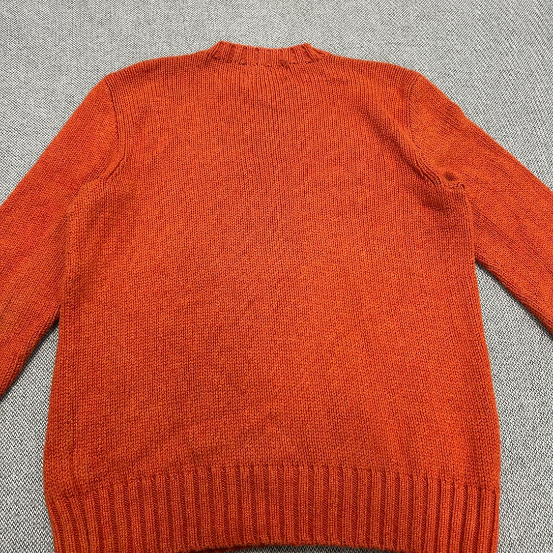 폴로 빈티지 코튼 오렌지 니트(S) 상품이미지8