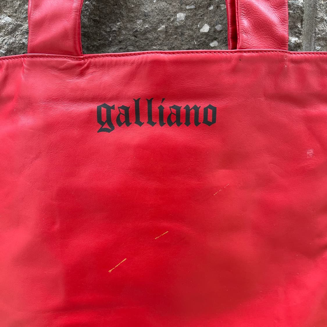 [OS] John Galliano 레더 토트백 상품이미지6