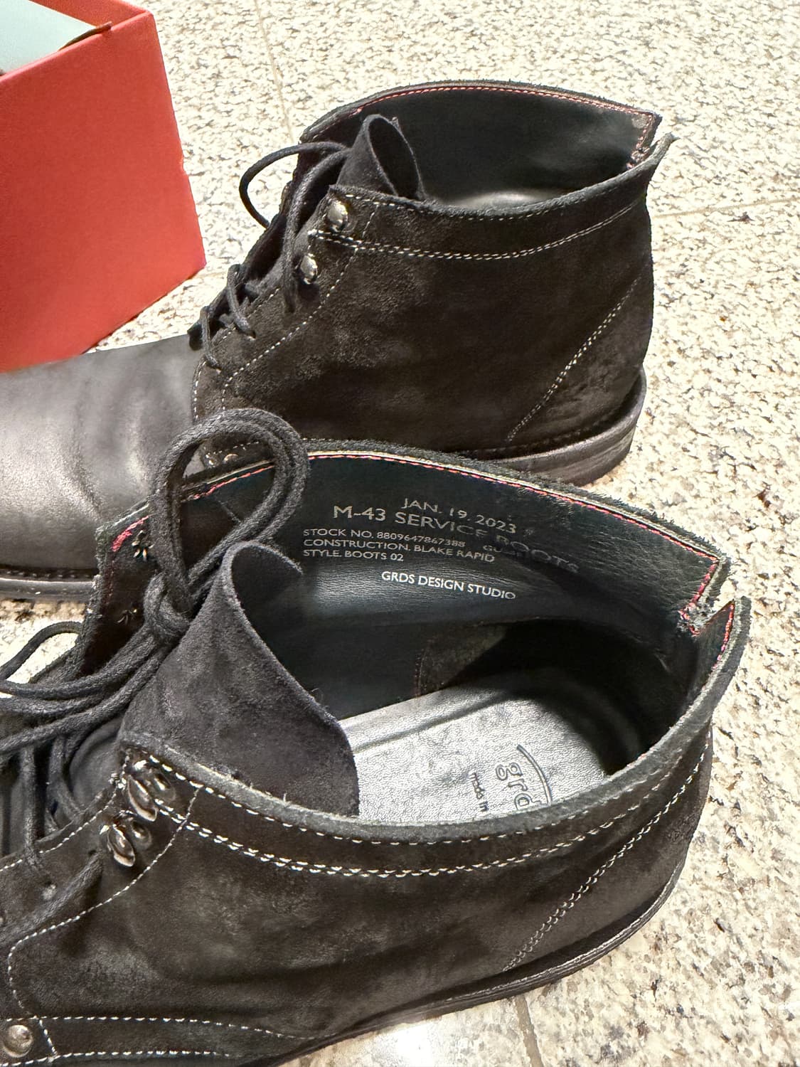 그라더스 부츠 02 스웨이드 블랙 42.5(275) 상품이미지5