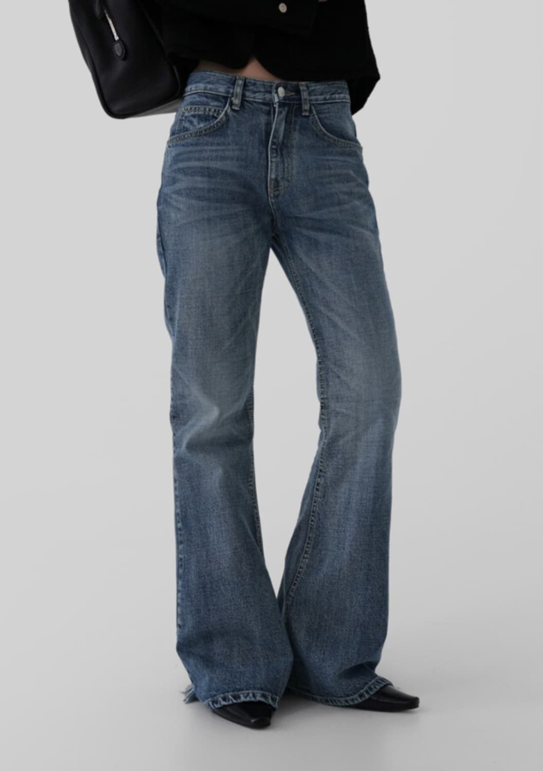 [S] 어텀 로우 플레어진 부츠컷 데님 상품이미지1