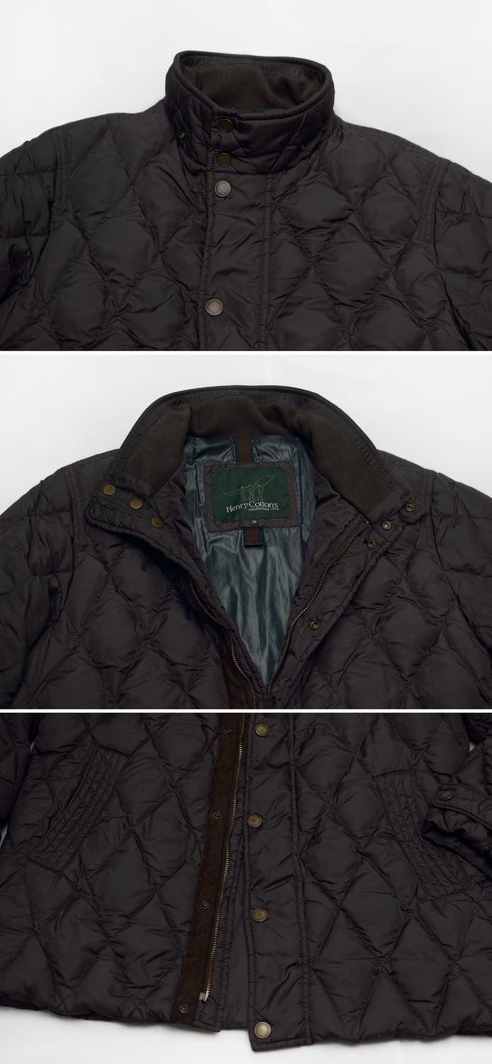 헨리코튼 오리지널 다이아몬드 퀼팅 다운 자켓 (50 / 100+) 상품이미지3