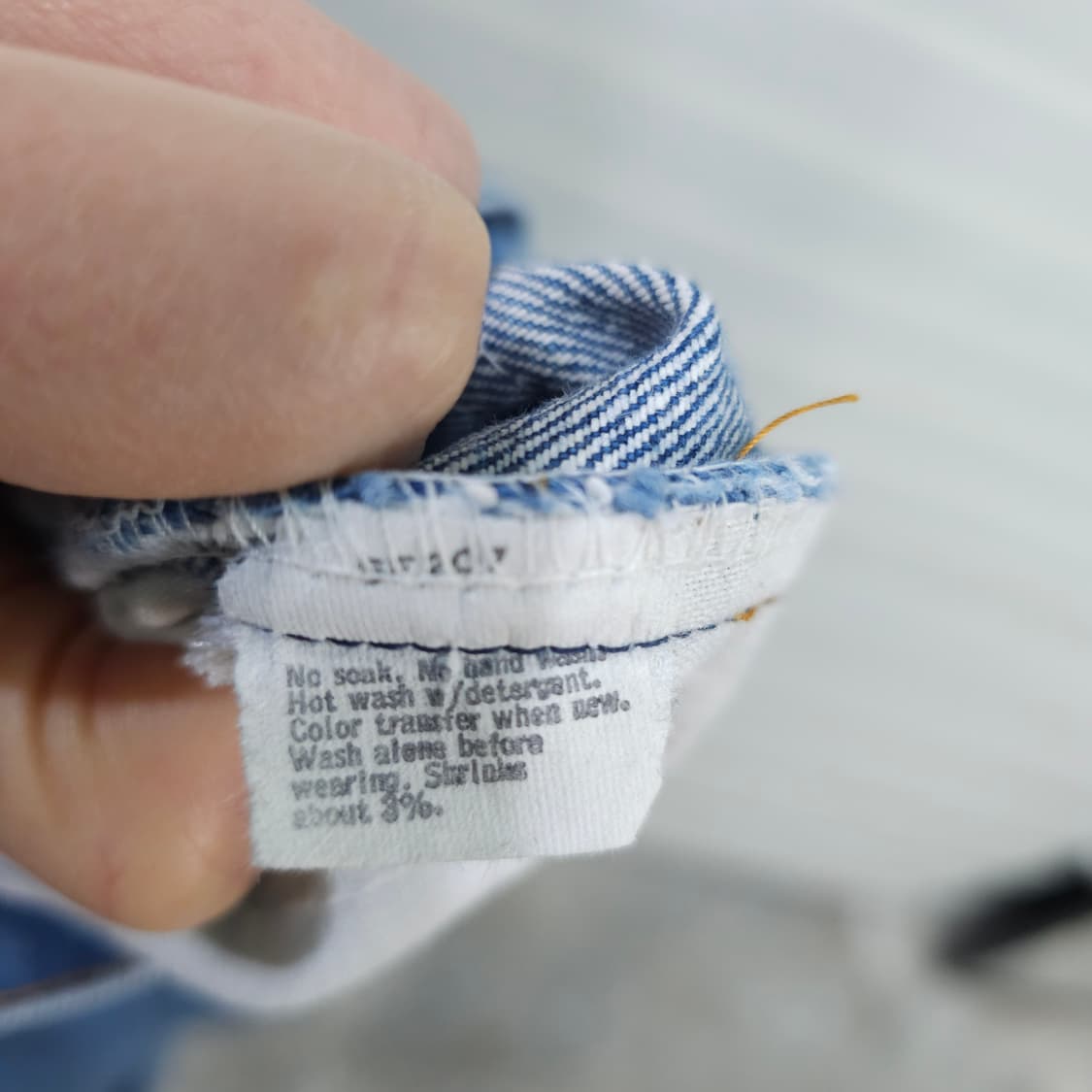 80s 리바이스 20503 0217 빈티지 데님팬츠- 27-28정도 상품이미지10