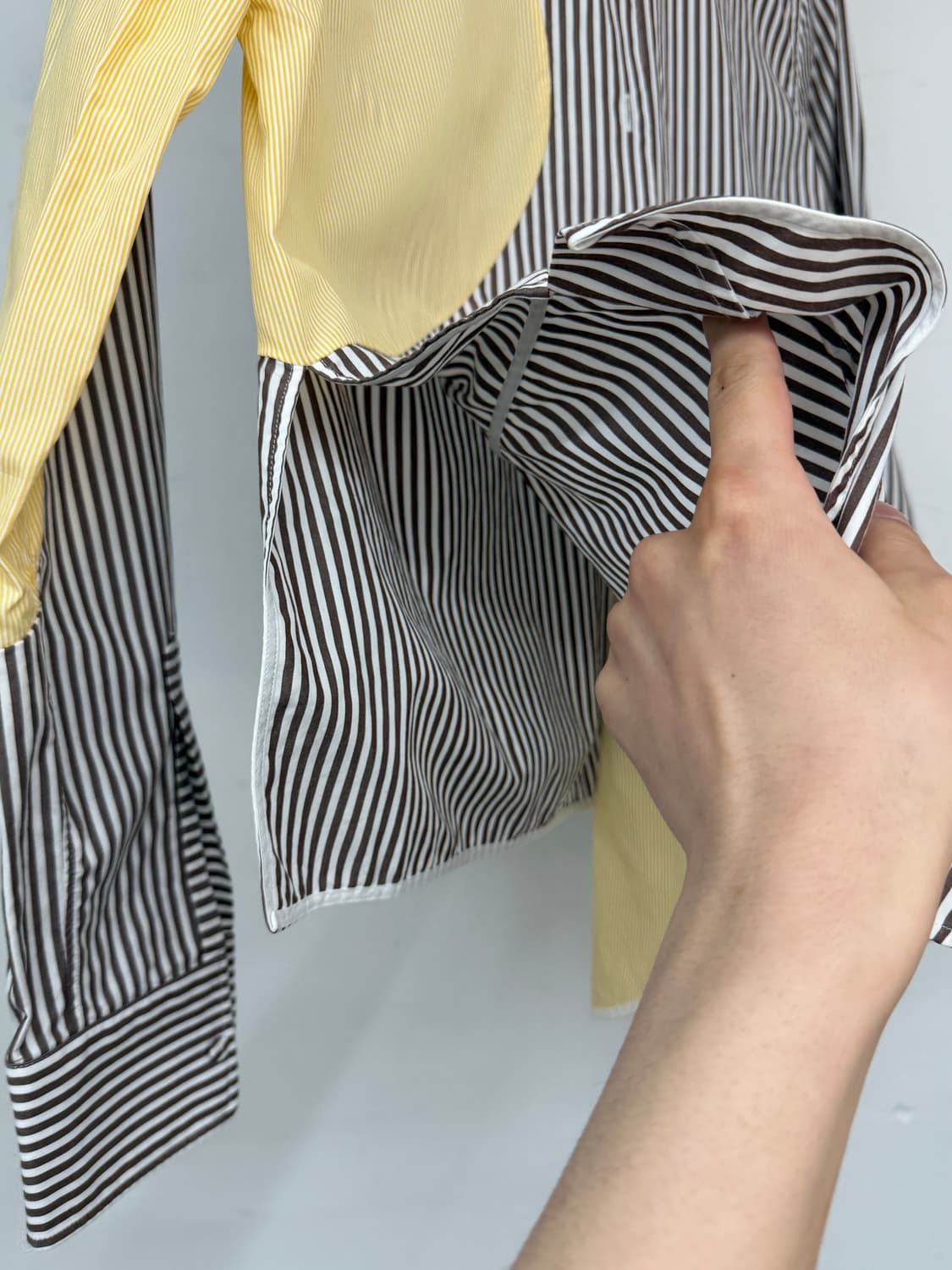 ports 1961 믹스드 패턴 셔츠  상품이미지6