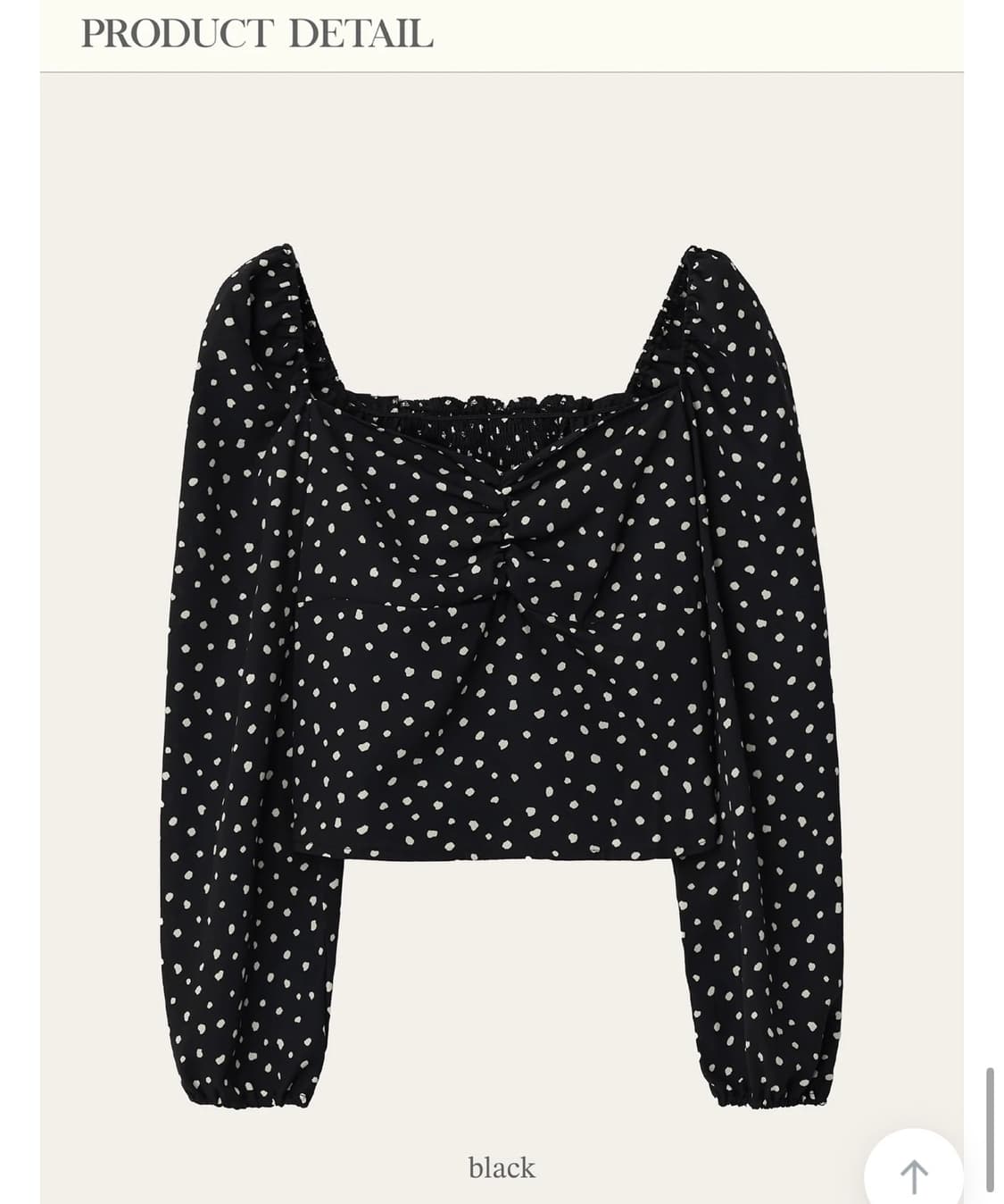 제니오 도트 블라우스 상품이미지1