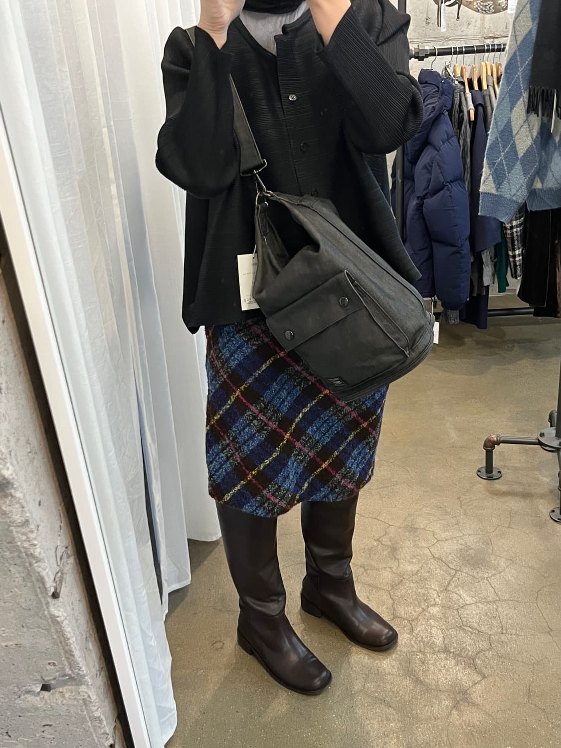 포터 스모키 2way 크로스백 상품이미지5