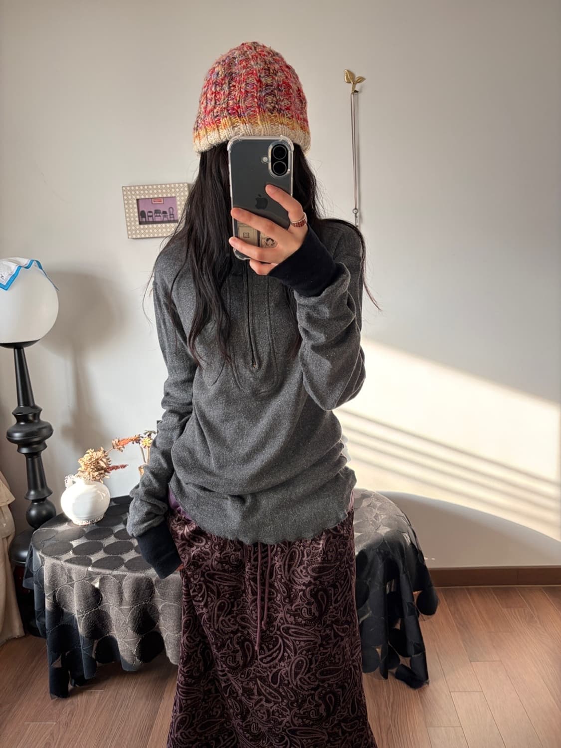 rainbow beanie 상품이미지2