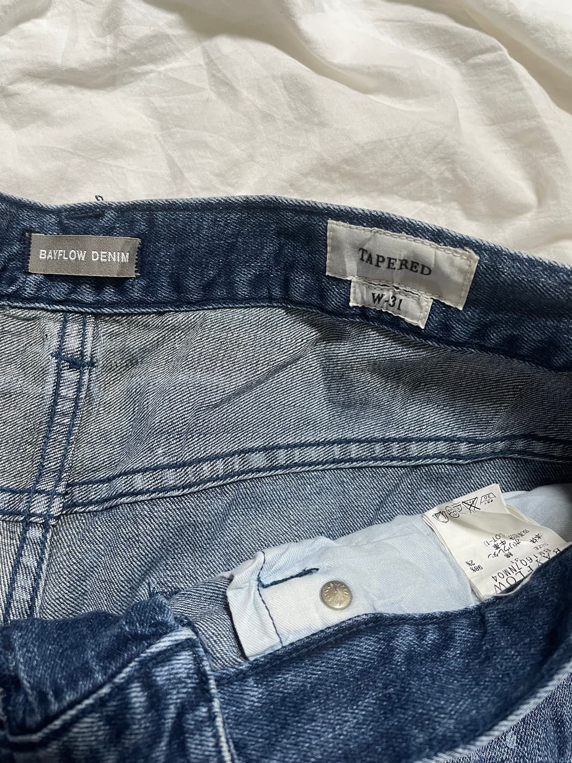 BAYFLOW DENIM 패치워크 TAPERED W31 상품이미지4