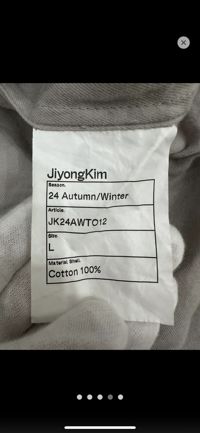 지용킴 드레이프 셔츠  상품이미지4