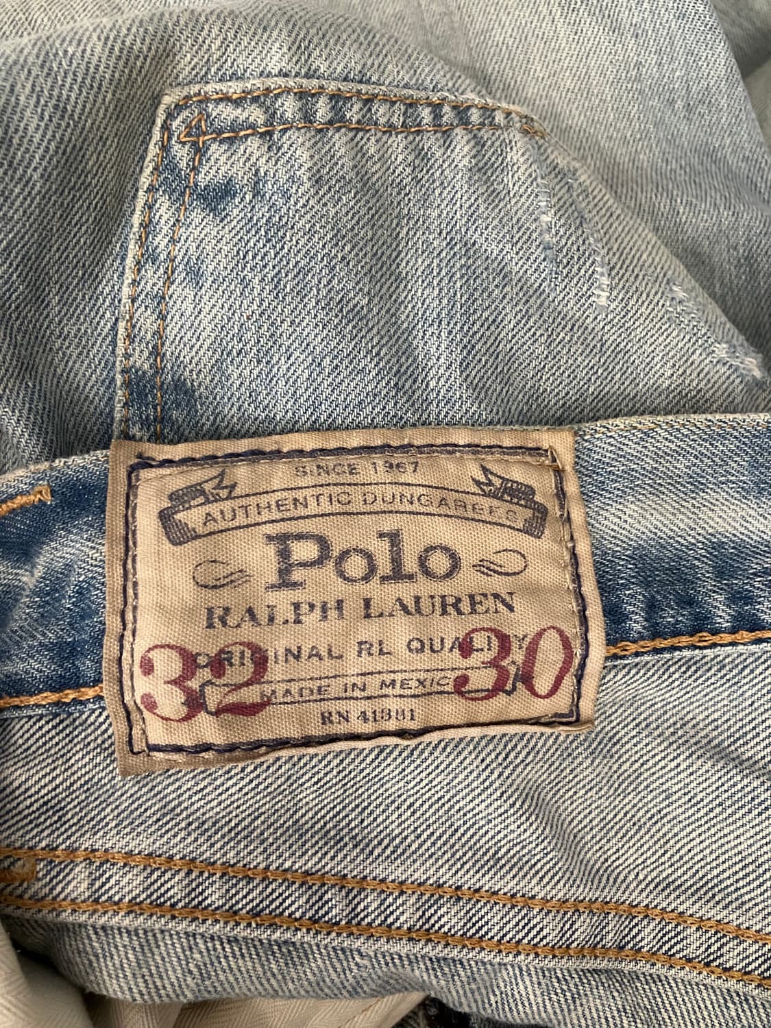 Polo Ralph Lauren 디스트로이드 데님 팬츠 32  상품이미지5
