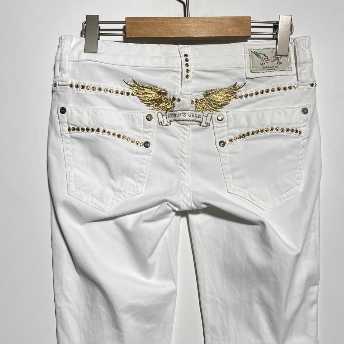 로빈스진 화이트 부츠컷 상품이미지6