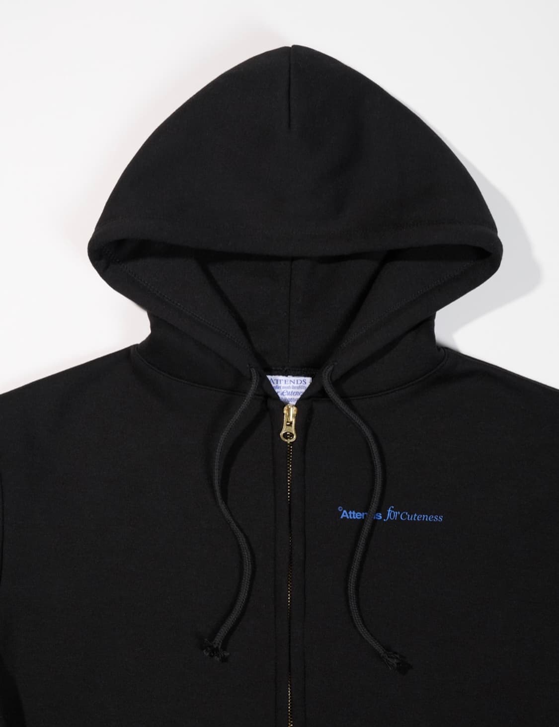샵어텐즈 attends for hoodie black 상품이미지3