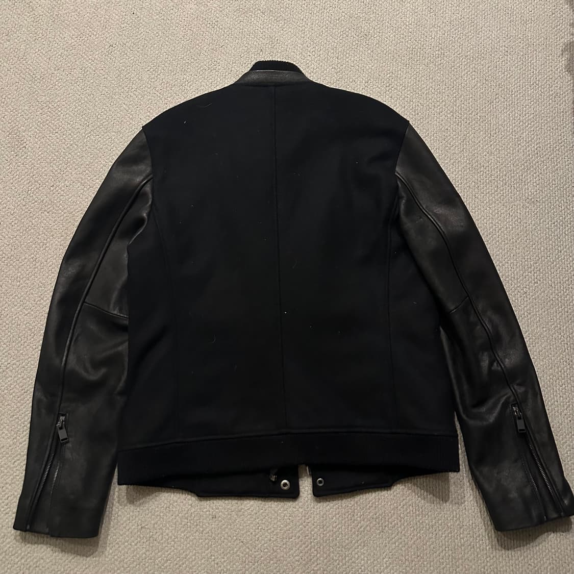 마마가리 염소가죽 스타디움 자켓 상품이미지9