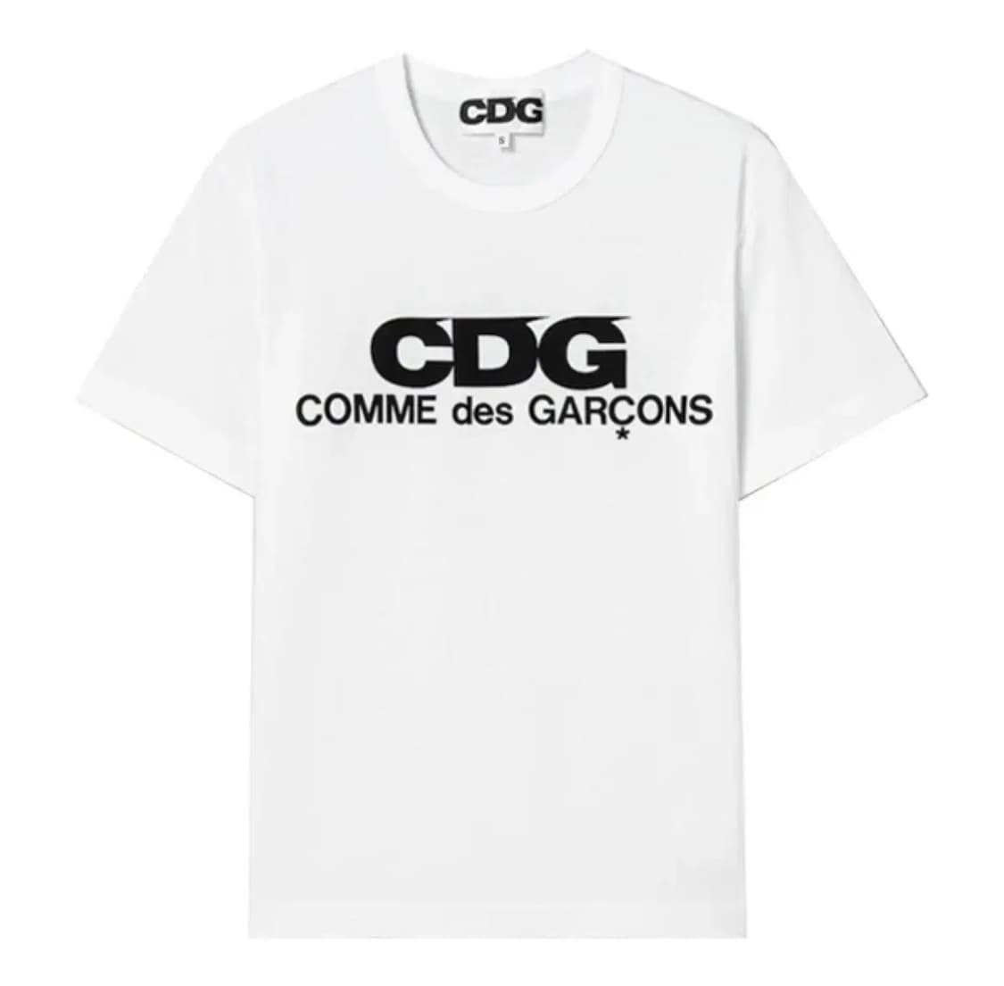 꼼데 CDG 반팔 블랙 화이트 상품이미지1