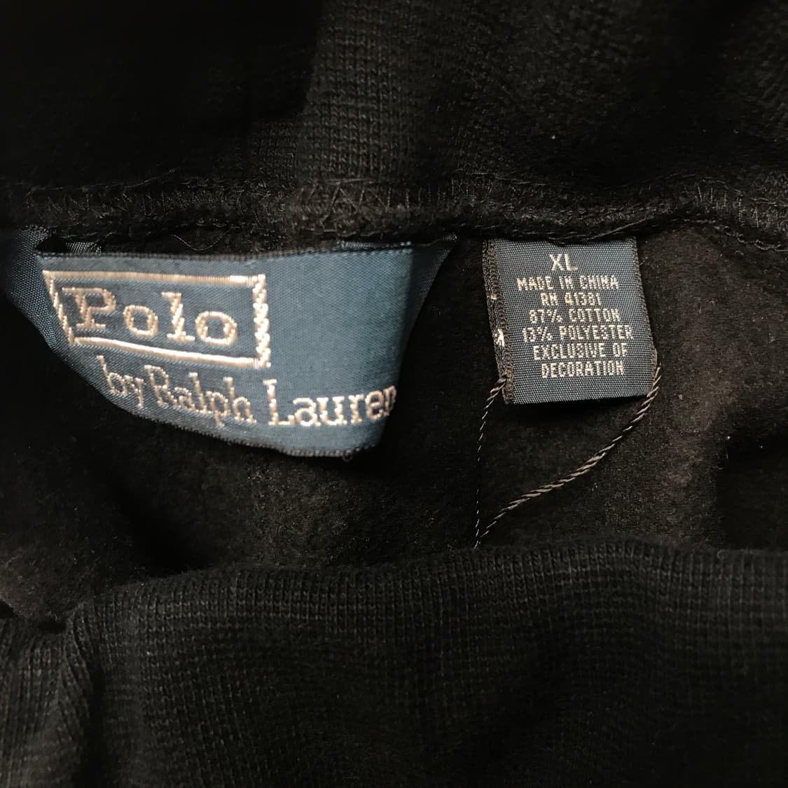 폴로 랄프로렌 블랙 스웨트팬츠 XL 상품이미지6
