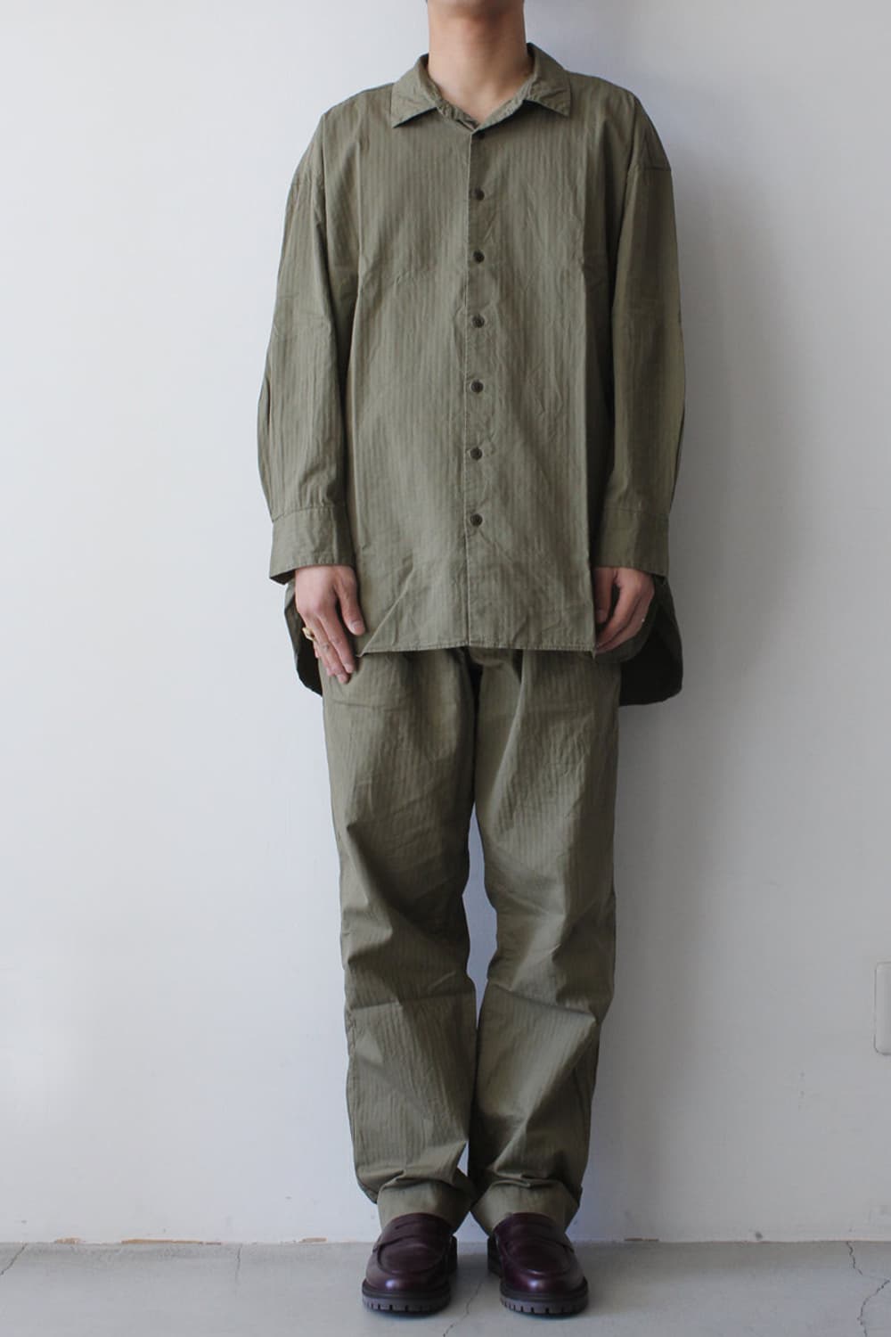 CASEYCASEY 케이시케이시 파비아노 팬츠 왁스 카키 L사이즈 상품이미지3