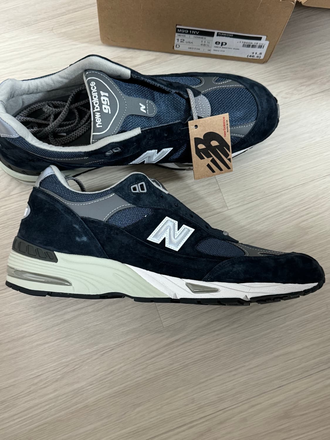 (새상품) 뉴발란스 991 네이비 300 상품이미지2