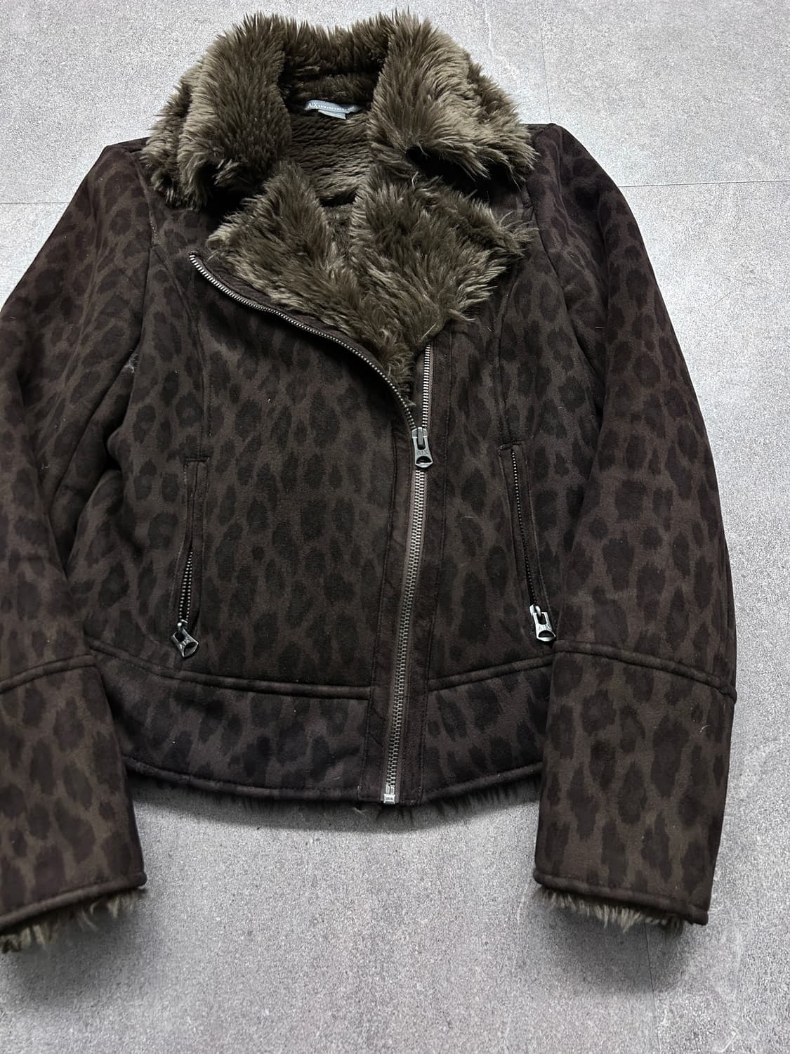 아르마니 레오파드 시어링 자켓 상품이미지6