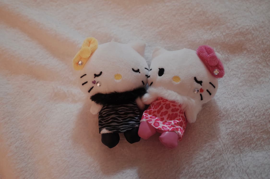쌍둥이 갸루 키티 상품이미지1