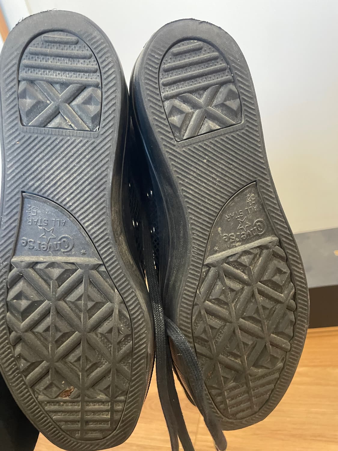 컨버스 플랫폼 하이 블랙 245 상품이미지5