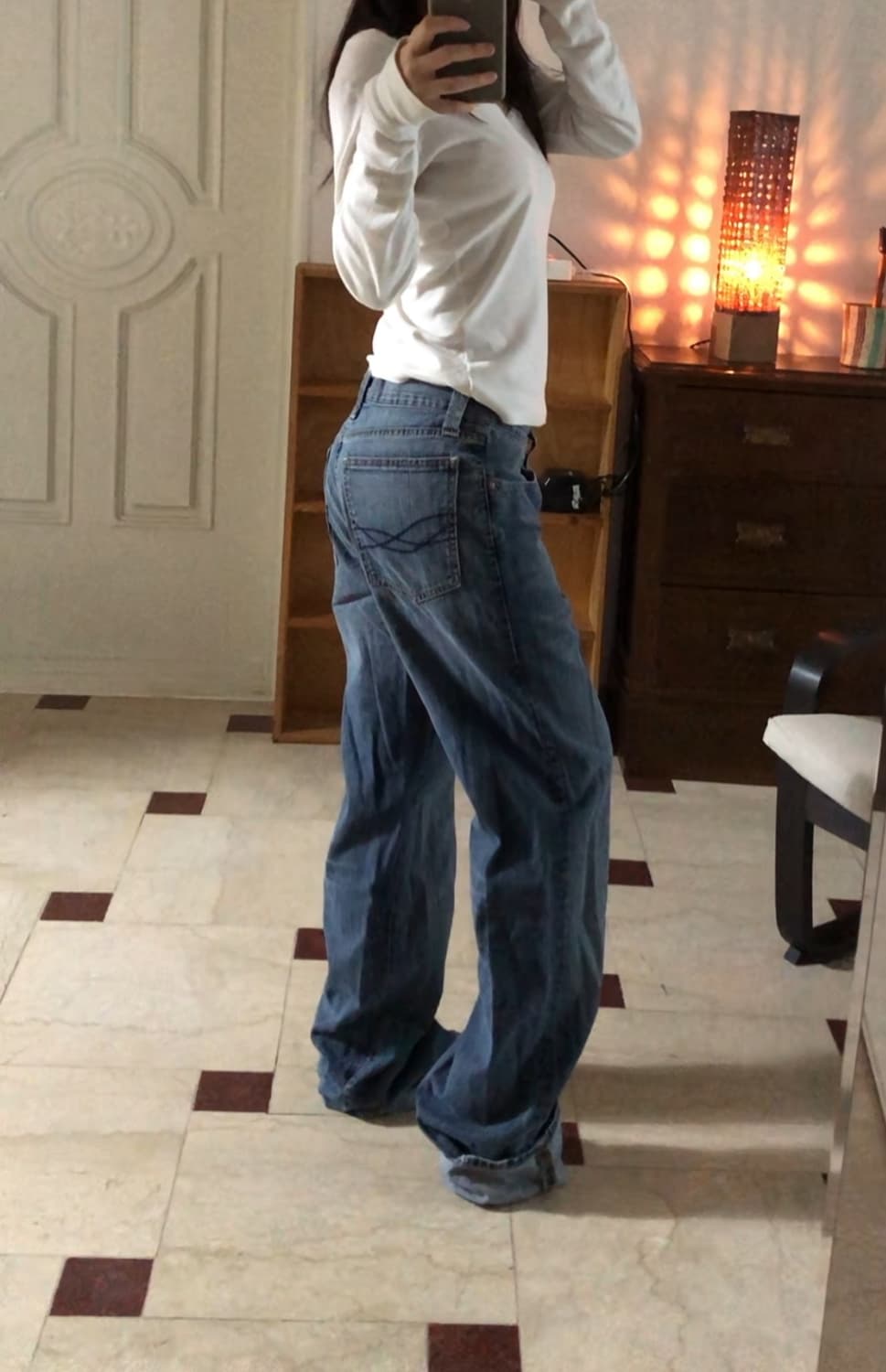 [직수입] 빈티지 데님 트라우저 상품이미지3