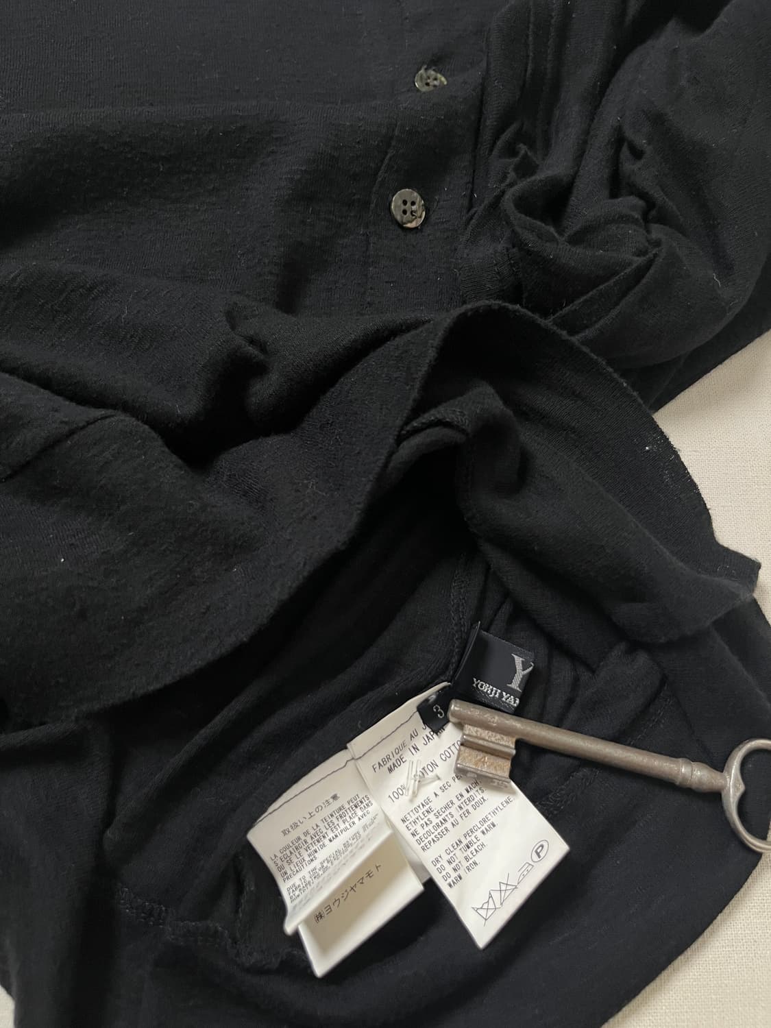 요지야마모토 머플러 코튼 가디건 y’s yohji yamamoto 상품이미지6