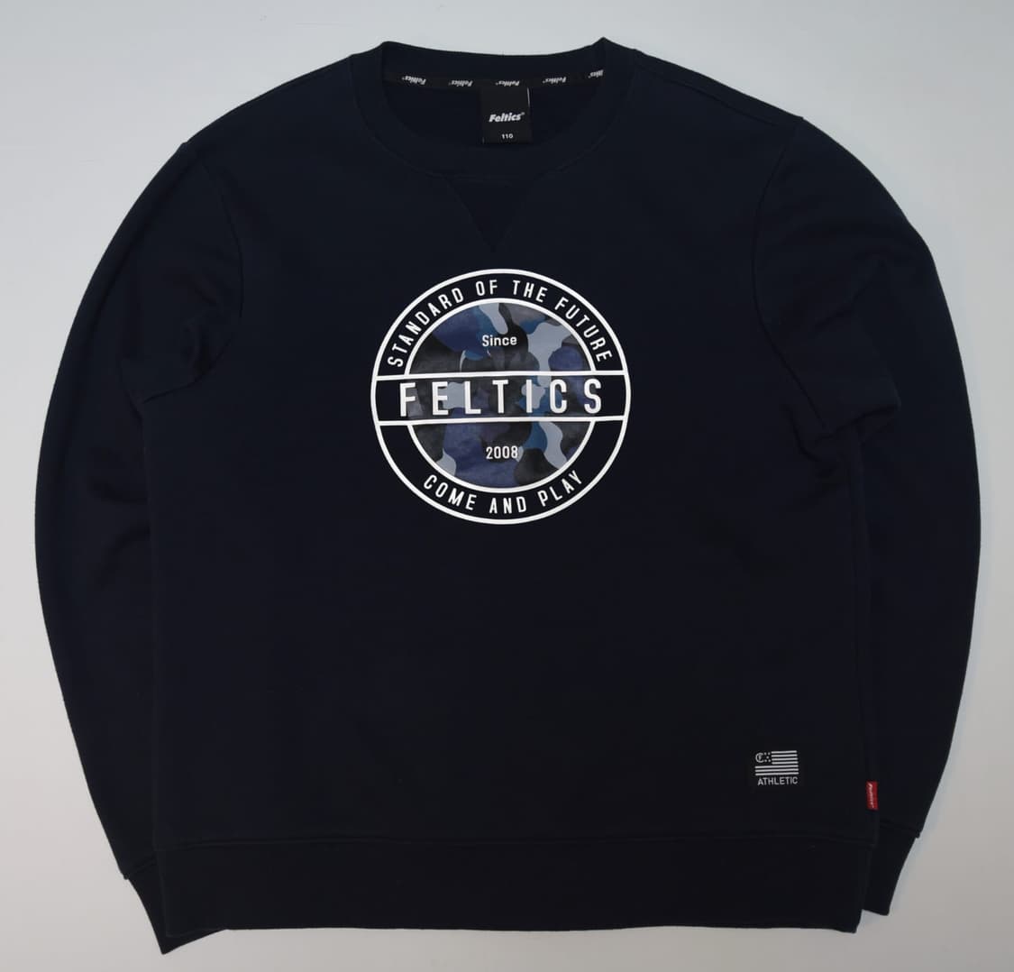 펠틱스 네이비 맨투맨 110 상품이미지1