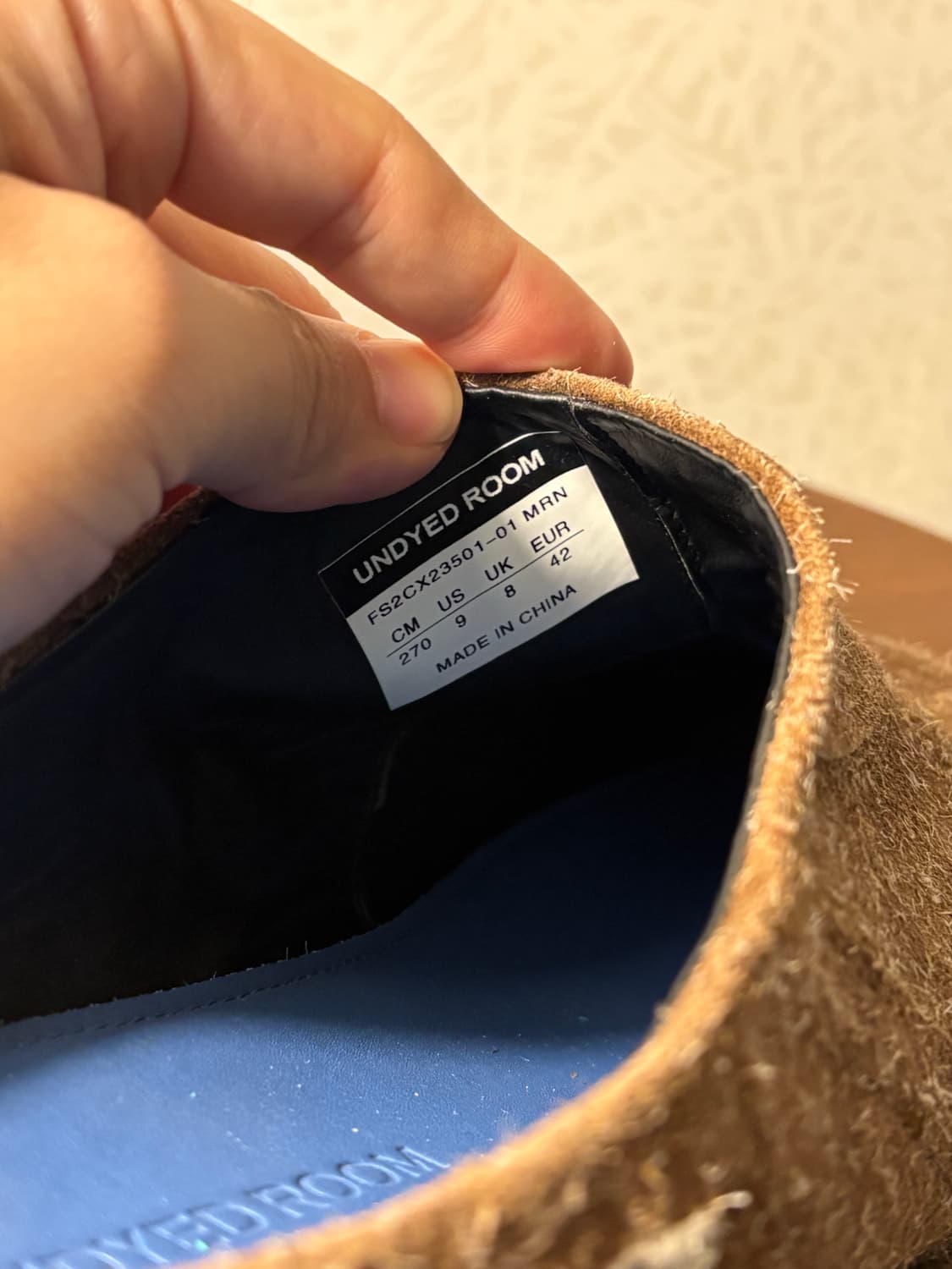 언다이드룸 스웨이드 뮬 상품이미지3