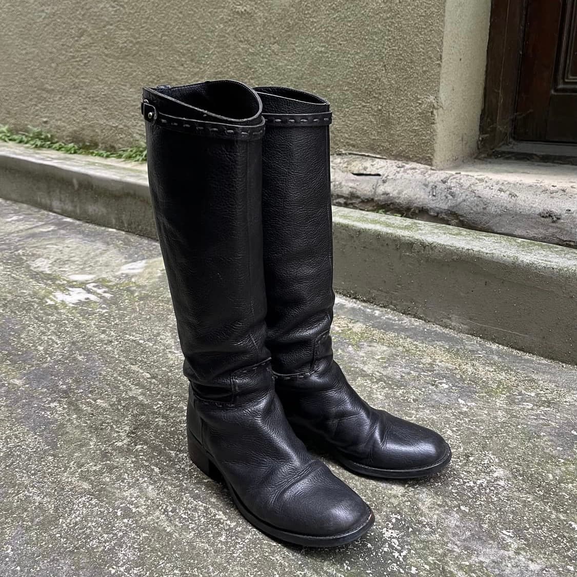 츠모리치사토 레더 롱부츠 220 상품이미지5
