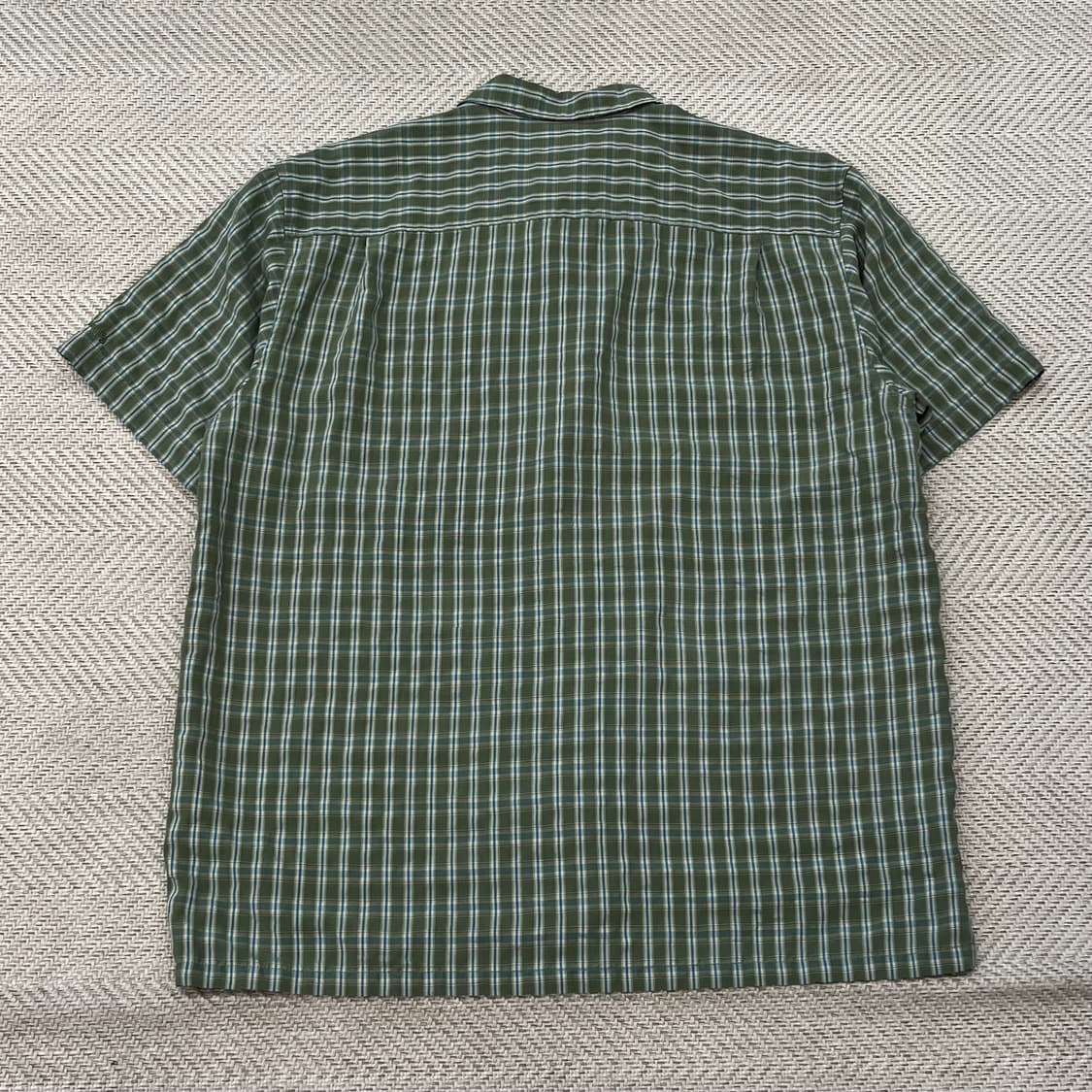 컬럼비아 체크 하프셔츠 r3784 상품이미지2