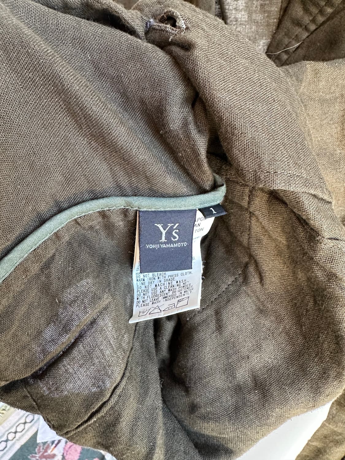 Y’s yohji yamamoto jacket 상품이미지4