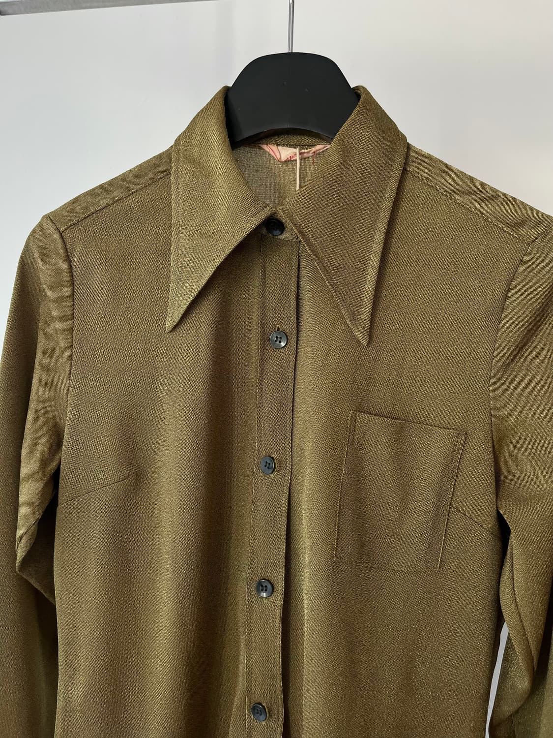 1970~80's vintage butterfly collar shirt 상품이미지2