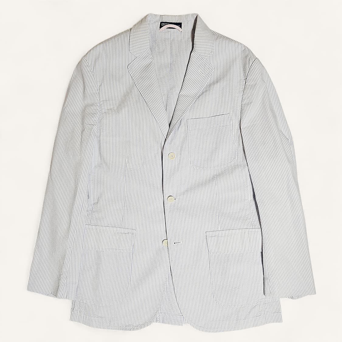 [L(105)][폴로 랄프로렌]00's시어서커 스트라이프 3버튼 블레이져 상품이미지1