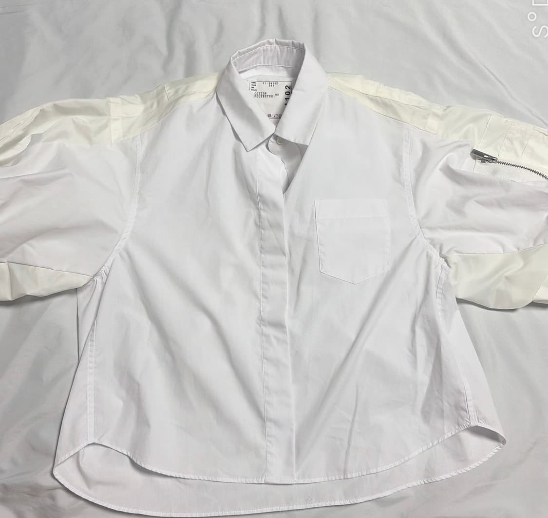 사카이 화이트 반팔 셔츠 2 상품이미지1