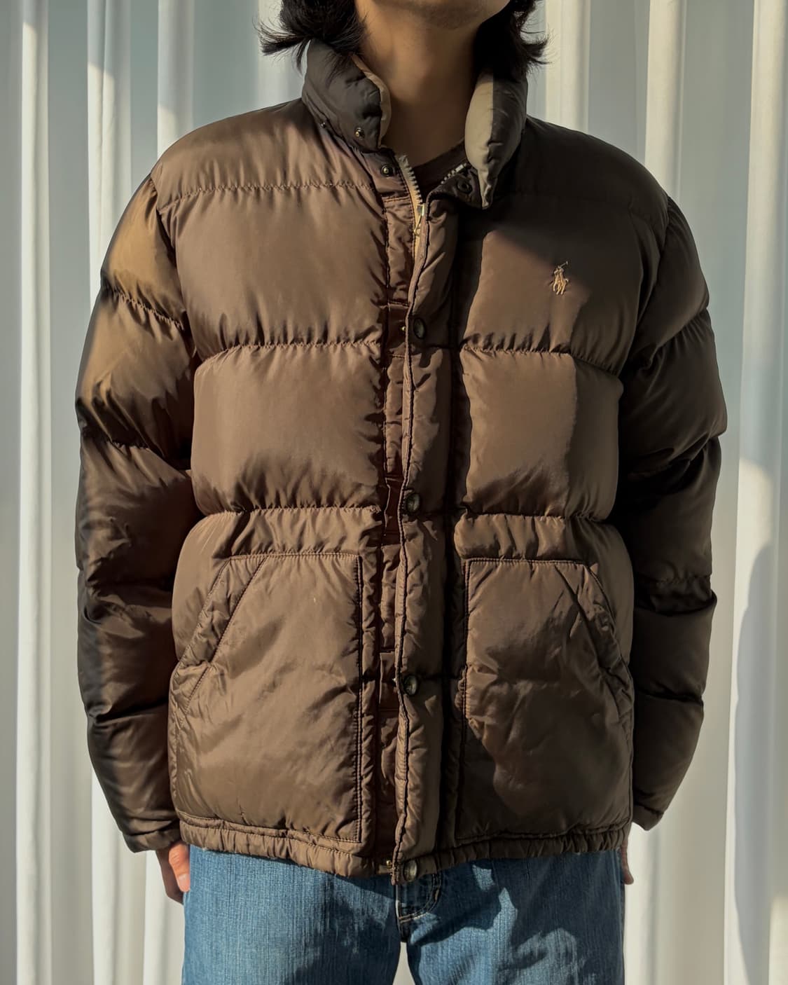 [L]폴로 랄프로렌 브라운 덕다운 푸퍼 패딩 상품이미지2
