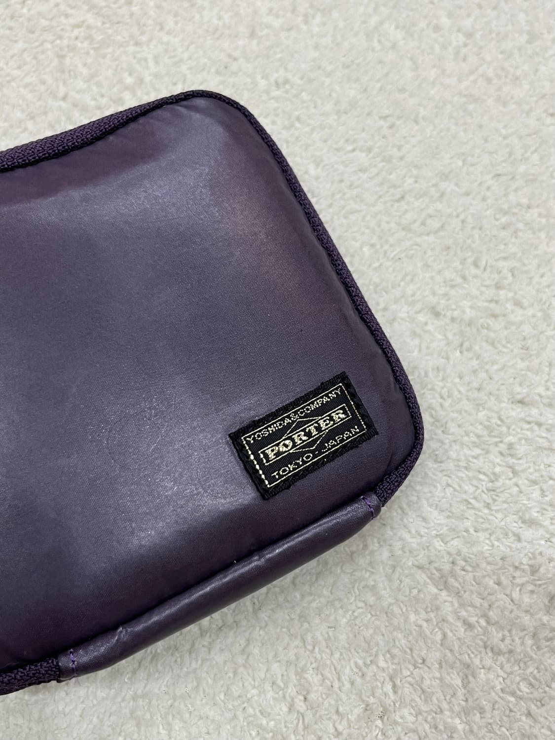 포터 도트 지갑 퍼플 상품이미지4