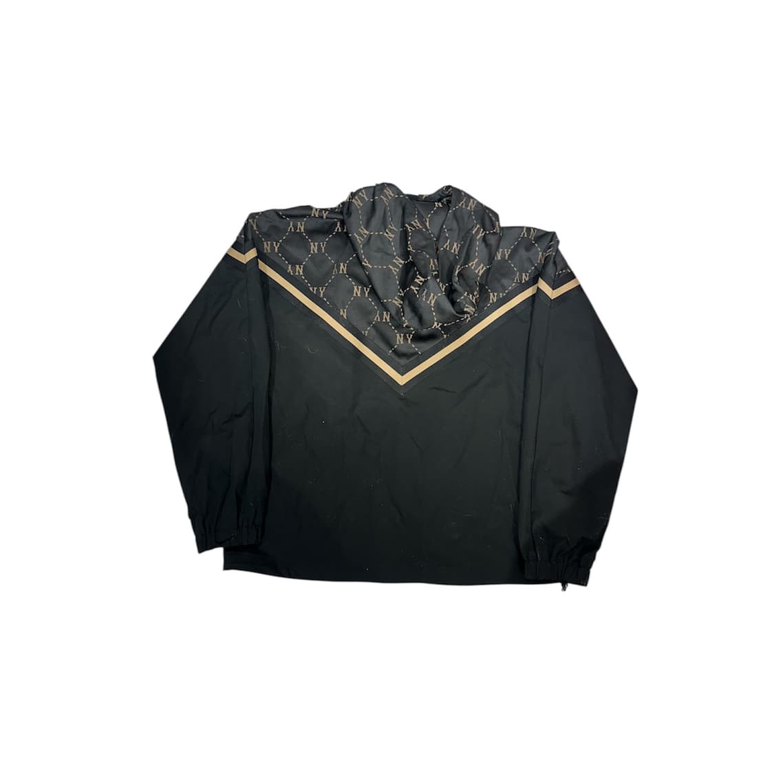 Mlb 엠엘비 블랙 올드스쿨 패턴 후드 바람막이 자켓 L 상품이미지6