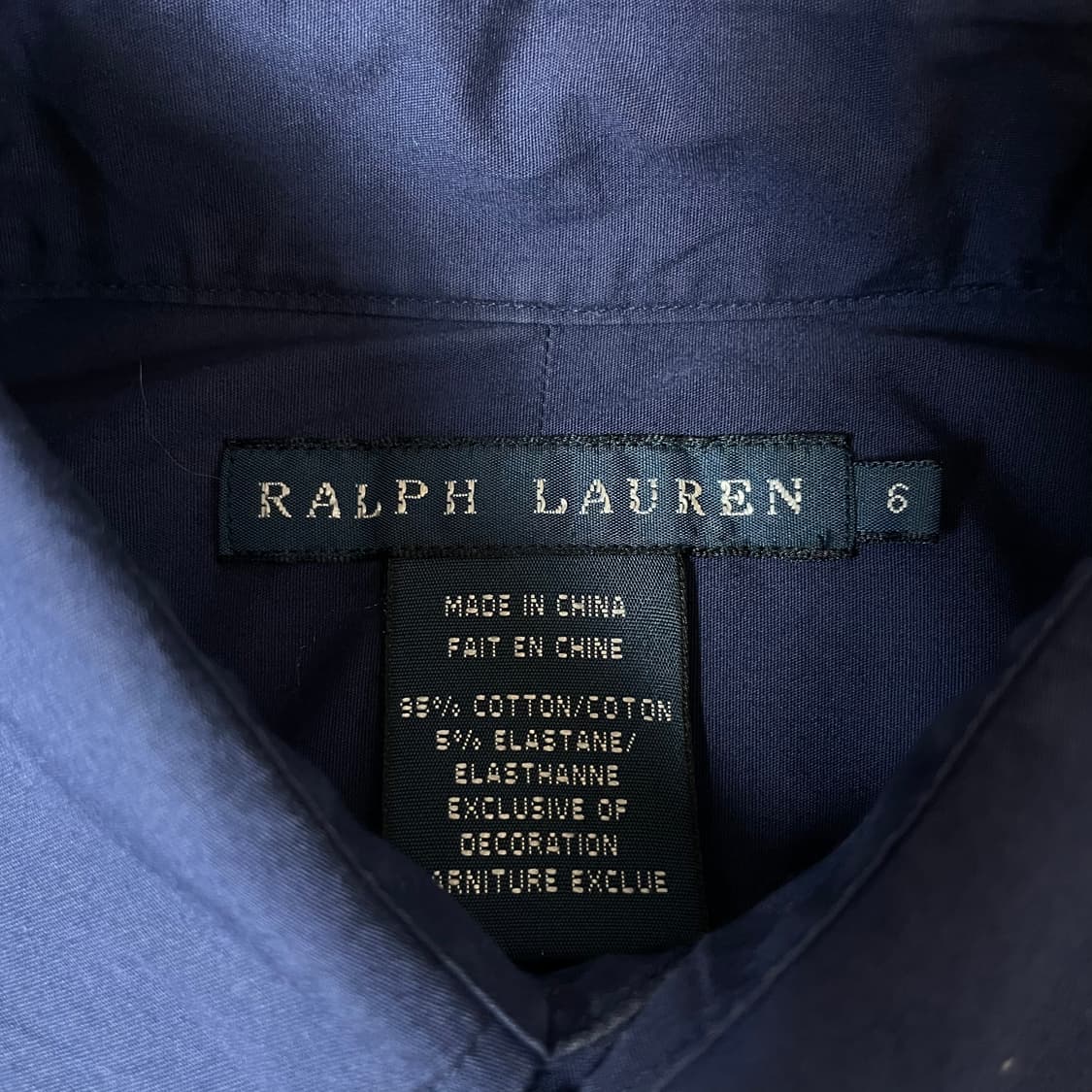 폴로랄프로렌 네이비 코튼 긴팔 셔츠 6 상품이미지4