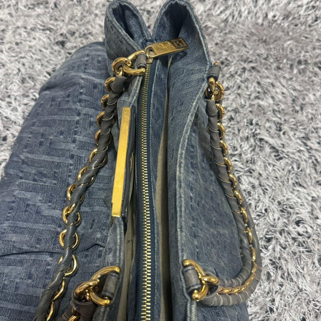 펜디 주카 데님 미아백 빈티지 상품이미지8