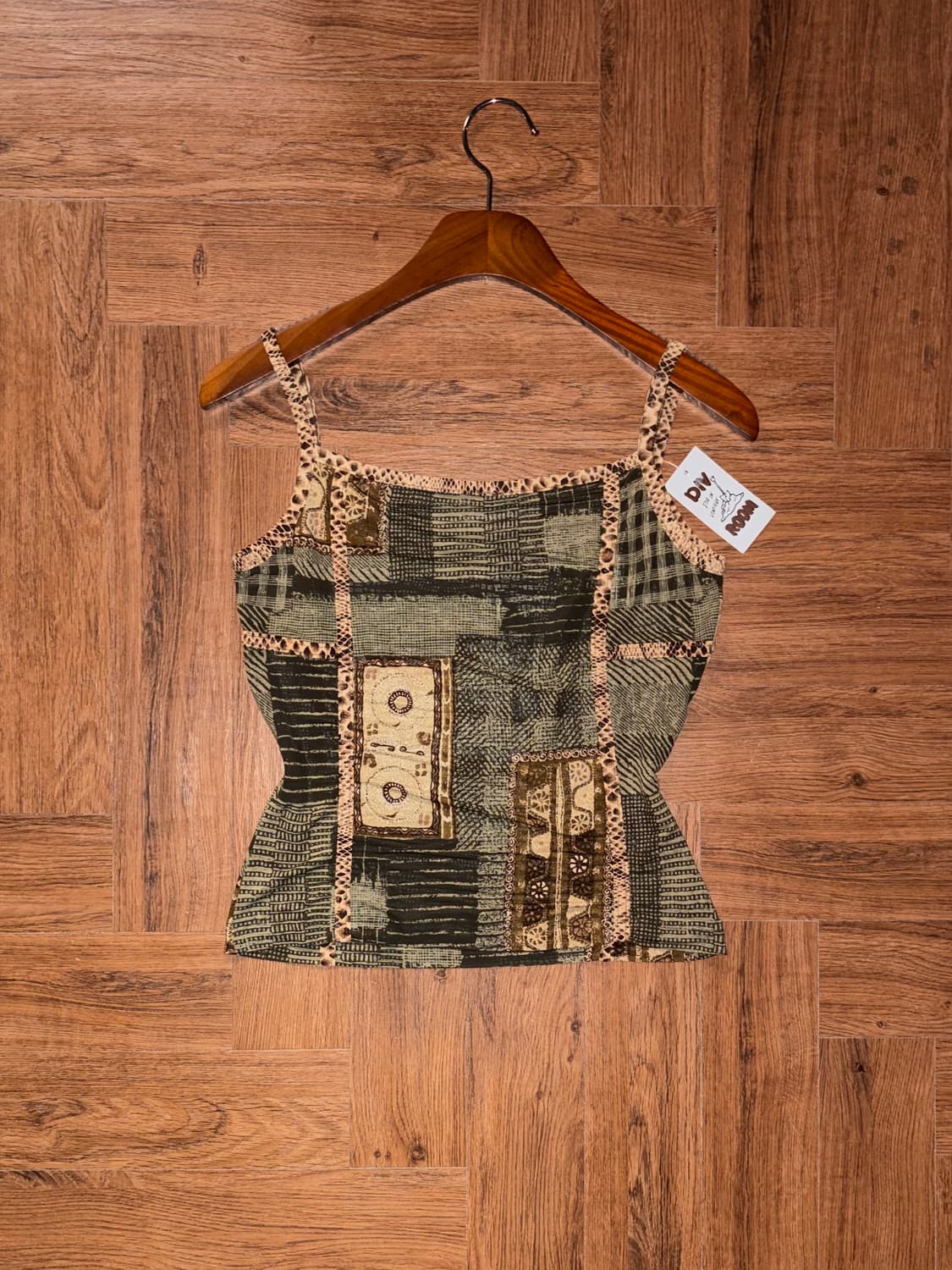 빈티지 에스닉 패턴 슬리브리스 상품이미지1