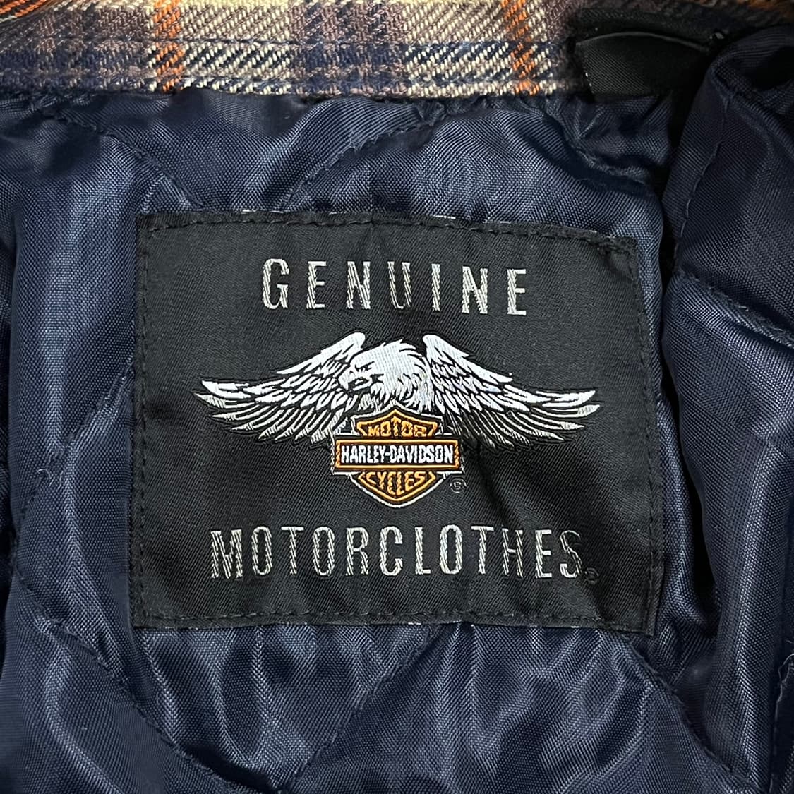 [정품] 할리데이비슨 체크 남방 셔츠 b14 상품이미지5