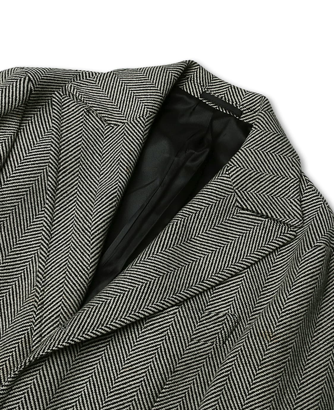 맨온더분 [Man On The Boon] 헤링본 울 체스터필드 코트 상품이미지2