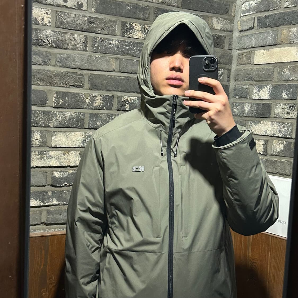 XL) K2 남성 경량 구스다운 씬다운 씬에어 패딩 점퍼 상품이미지10