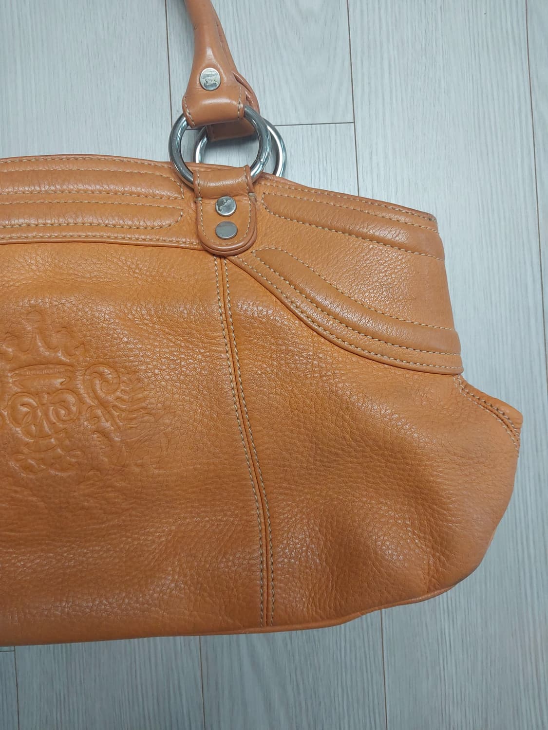 기라로쉬 Guy Laroche 빈티지 레더 토트백 상품이미지6